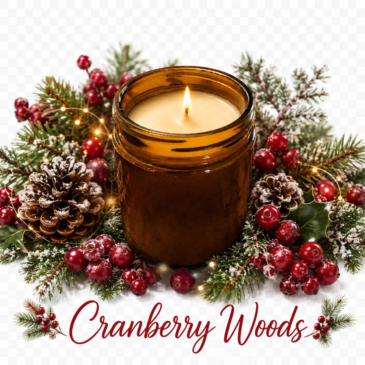 Pre Order Cranberry Woods Soy Wax Candle