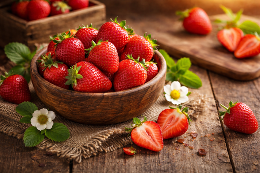 Strawberries & Cream Soy Wax Candle - Spring Collection - 3 wick