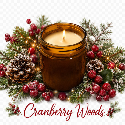 Pre Order Cranberry Woods Soy Wax Candle